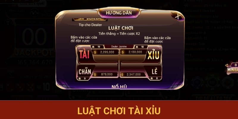Luật chơi Tài Xỉu