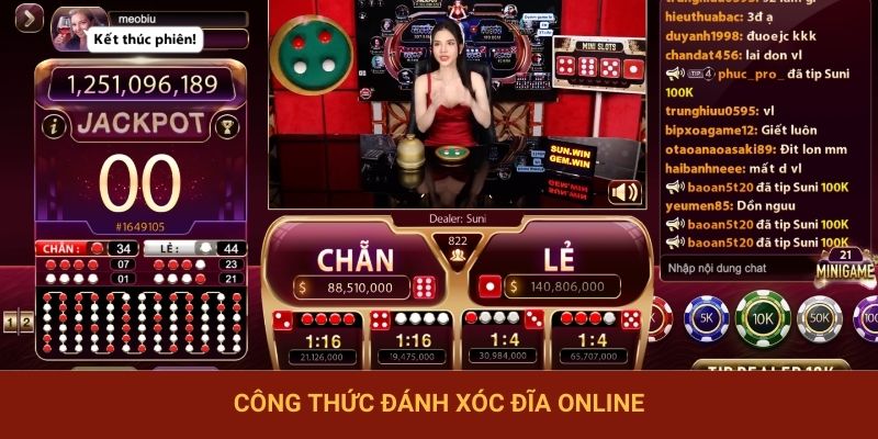 Công thức đánh xóc đĩa online