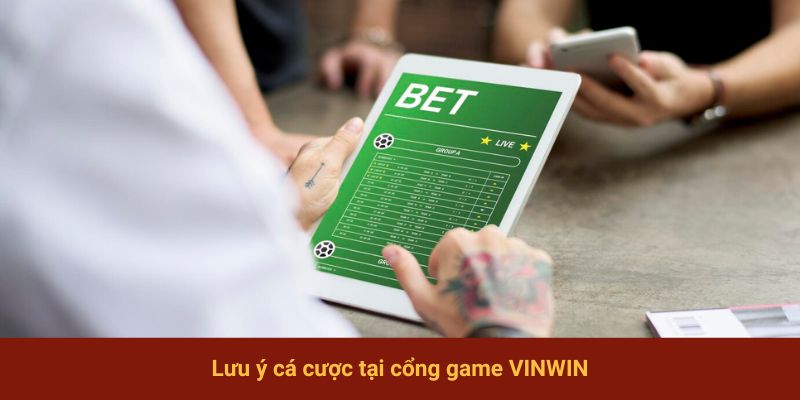 Lưu ý cá cược tại cổng game VINWIN