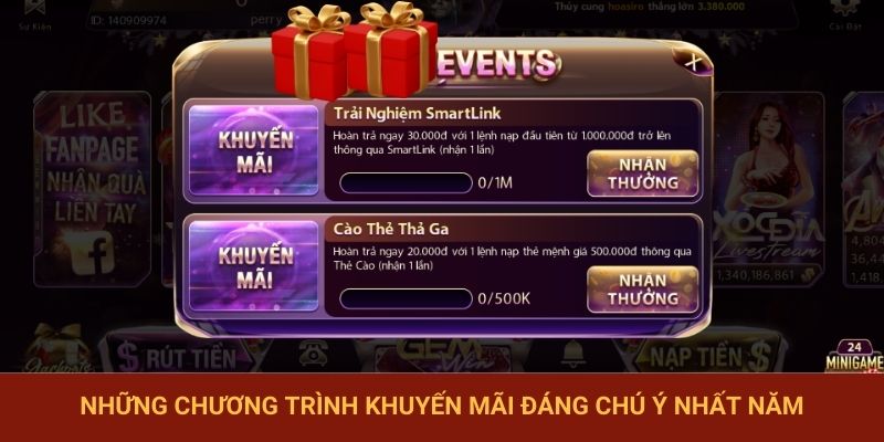 Những chương trình khuyến mãi đáng chú ý nhất năm