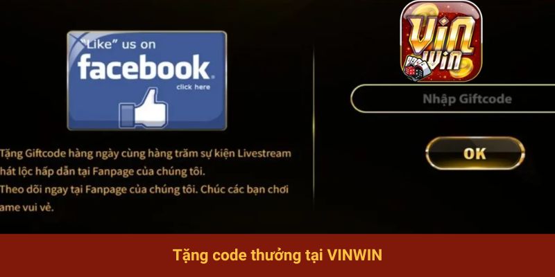 Tặng code thưởng tại VINWIN